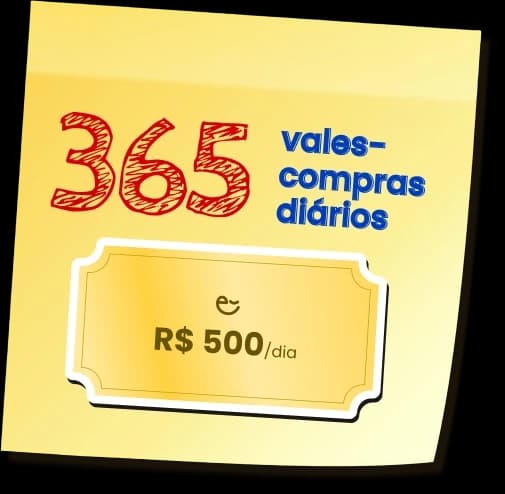 Vale-compras de R$ 500 diários na promoção Volta às Aulas Condor.