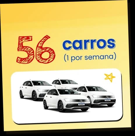 Carros 0 km da promoção Volta às Aulas Condor, prêmio semanal da campanha